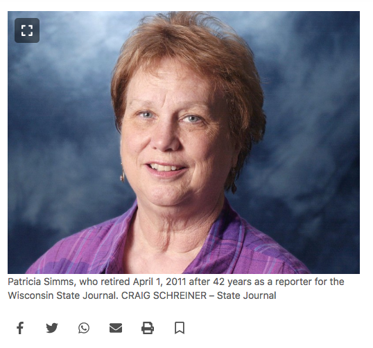 Patsy Ford Simms I love Pat Simms, and I’d like to ask all of you to love her, too ...